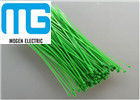 中国 緑/白いナイロン ケーブルのタイは、プラスチック タイ6インチを3 x 150mmのサイズ包みます サプライヤー